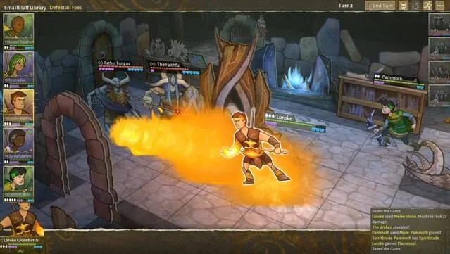 Wildermyth Gameplay Screenshot