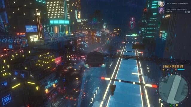 Cloudpunk PC Screenshot