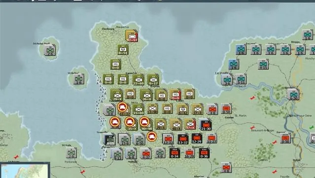 Gary Grigsby's War in the West PC Screenshot