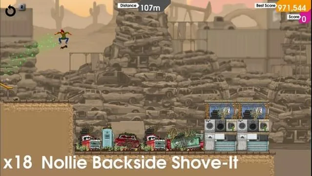 OlliOlli Gameplay Screenshot