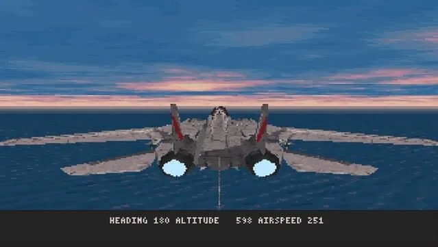 Fleet Defender: The F-14 Tomcat Simulation Gameplay Screenshot
