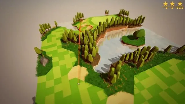 A Little Golf Journey Gameplay Screenshot