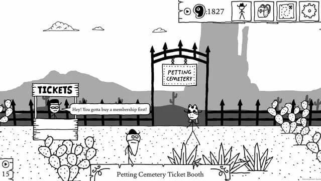 West of Loathing Gameplay Screenshot