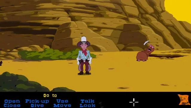 Fenimore Fillmore: Skulls of the Toltecs Gameplay Screenshot