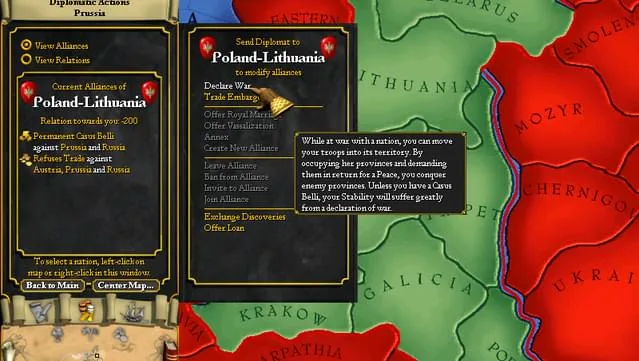 Europa Universalis PC Screenshot