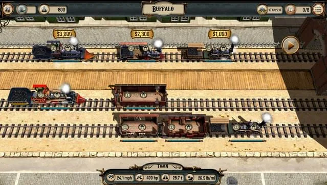 Bounty Train Gameplay Screenshot