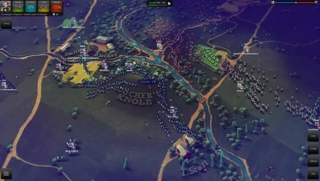 Ultimate General: Gettysburg Gameplay Screenshot