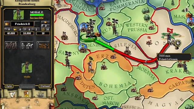 Europa Universalis Gameplay Screenshot