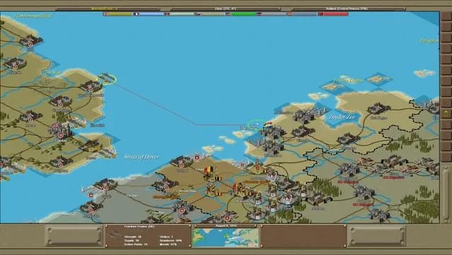 Strategic Command Classic: WWI Gameplay Screenshot