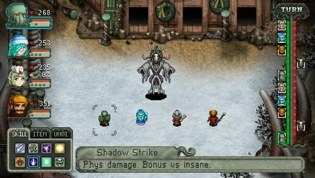 Cthulhu Saves Christmas Gameplay Screenshot