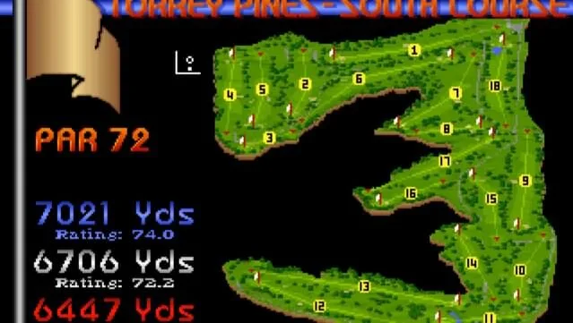 Links: The Challenge of Golf Gameplay Screenshot