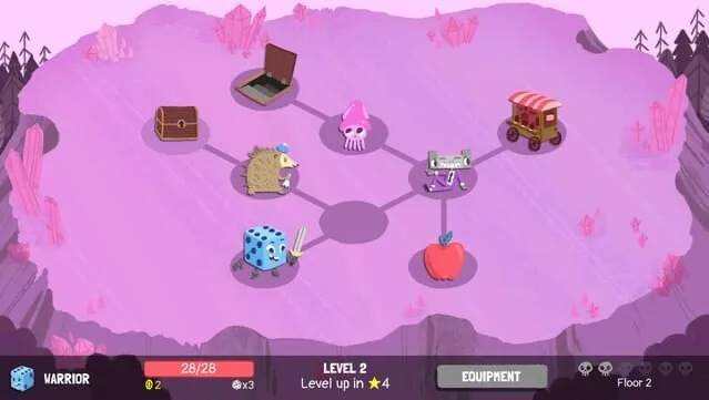Dicey Dungeons Gameplay Screenshot