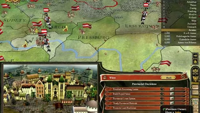 Europa Universalis III Complete Gameplay Screenshot