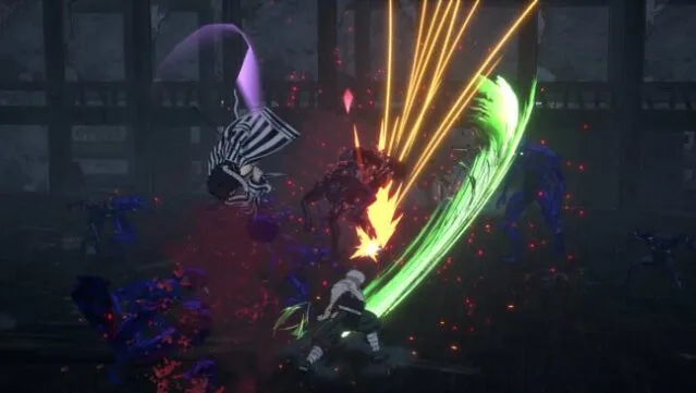 Demon Slayer -Kimetsu no Yaiba- The Hinokami Chronicles 2 battle screenshot