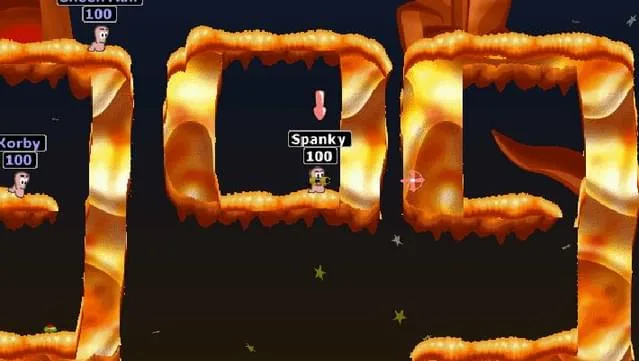 Worms Gameplay Screenshot