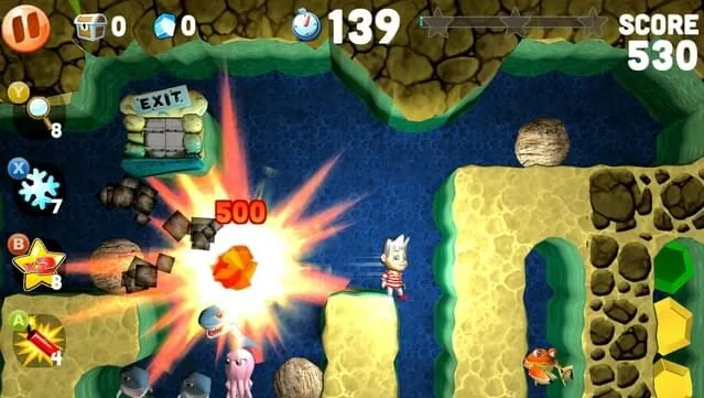Boulder Dash Deluxe Gameplay Screenshot