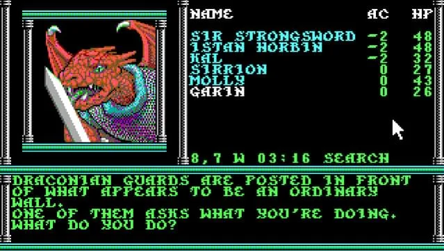 Dungeons & Dragons: Krynn Series Gameplay Screenshot