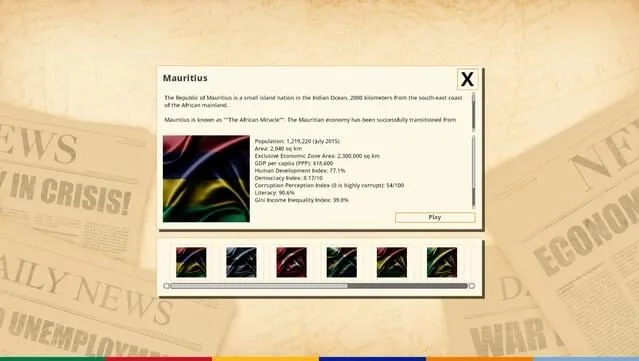 Democracy : Africa Gameplay Screenshot