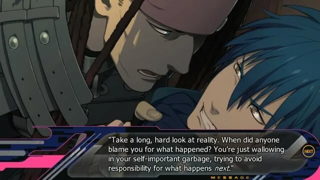 DRAMAtical Murder Gameplay Screenshot
