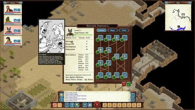 Avernum : Ruined World Gameplay Screenshot