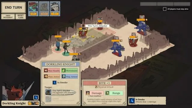 Wintermoor Tactics Club Gameplay Screenshot