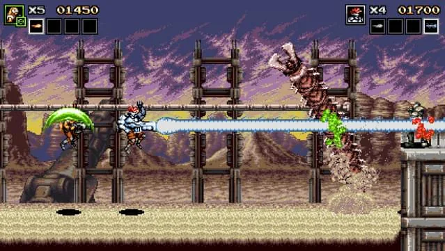 Blazing Chrome Gameplay Screenshot