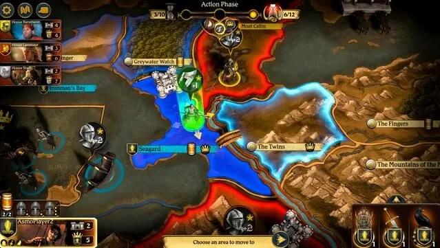 A Game of Thrones: The Board Game Gameplay Screenshot