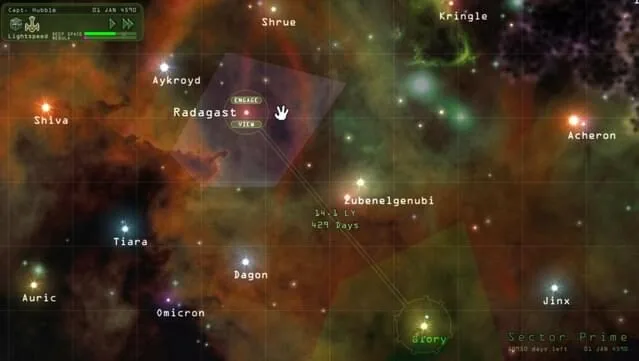 Weird Worlds: Return to Infinite Space Gameplay Screenshot