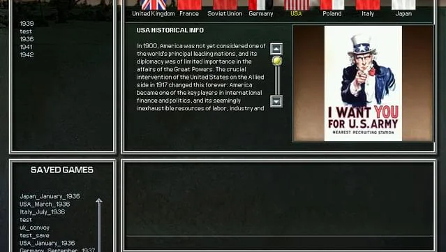 Hearts of Iron PC Screenshot