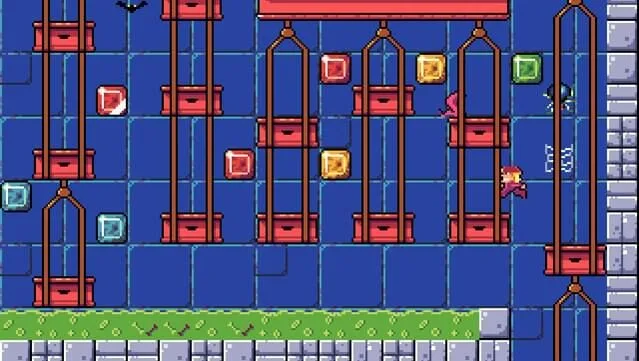 Crystal Caves HD Gameplay Screenshot
