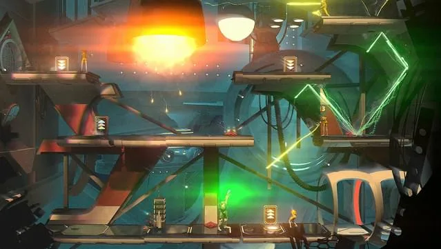 Headlander Gameplay Screenshot