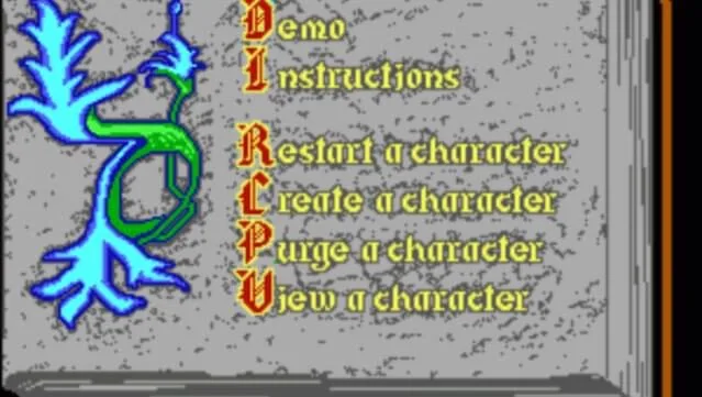 Questron II Gameplay Screenshot