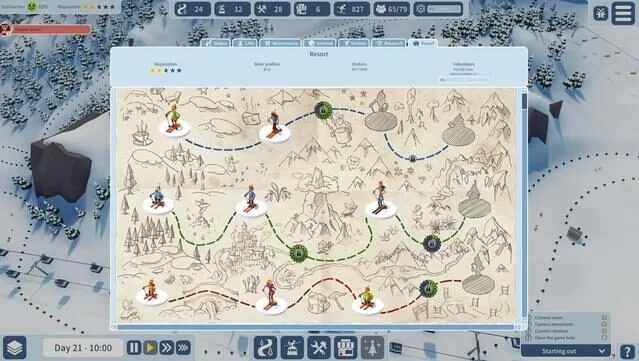 Snowtopia: Ski Resort Builder Gameplay Screenshot