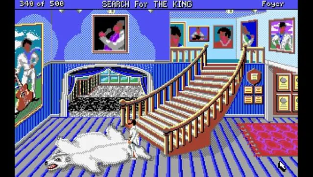 Les Manley in: Search For The King Gameplay Screenshot