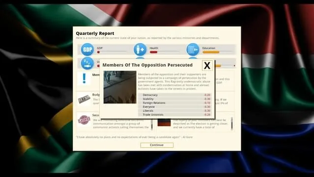 Democracy : Africa PC Screenshot