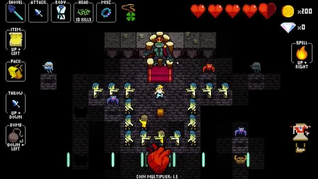 Crypt of the NecroDancer Gameplay Screenshot
