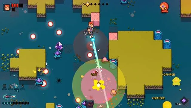 Space Robinson: Hardcore Roguelike Action Gameplay Screenshot