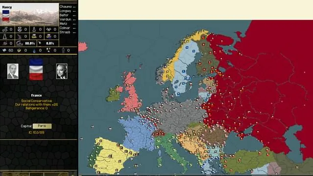 Darkest Hour: A Hearts of Iron Game Gameplay Screenshot