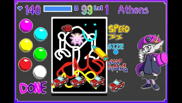 Athenian Rhapsody Gameplay Screenshot