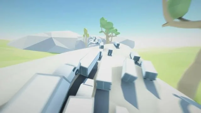 Clustertruck Gameplay Screenshot