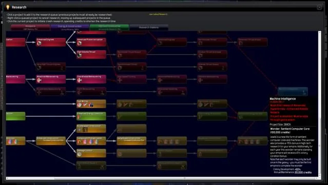 Distant Worlds: Universe Gameplay Screenshot