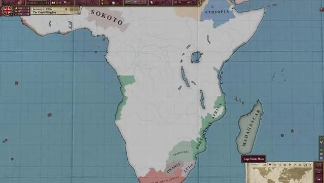 Victoria II: Civil War Edition Gameplay Screenshot
