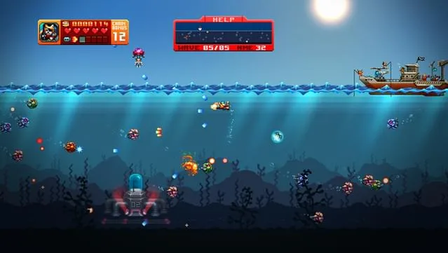 Aqua Kitty: Milk Mine Defender PC Screenshot