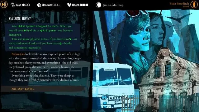 Werewolf: The Apocalypse – Heart of the Forest Gameplay Screenshot