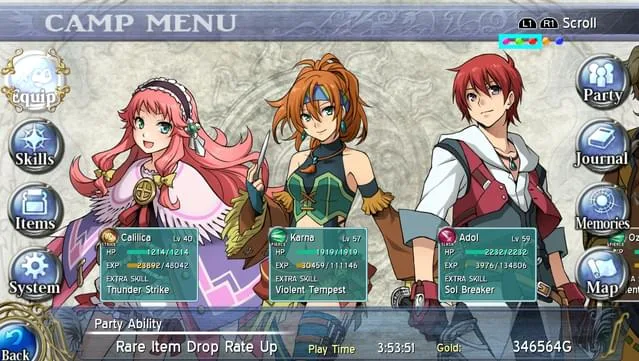 Ys: Memories of Celceta PC Screenshot