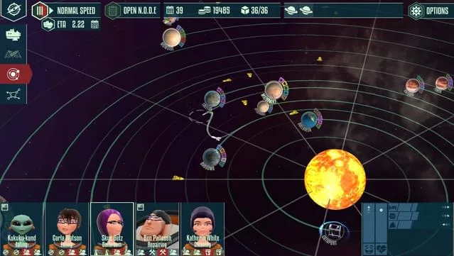 Cosmonautica Gameplay Screenshot