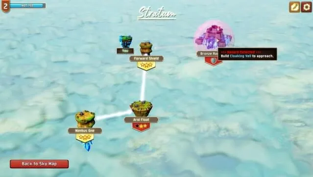 Sky Cannoneer Gameplay Screenshot